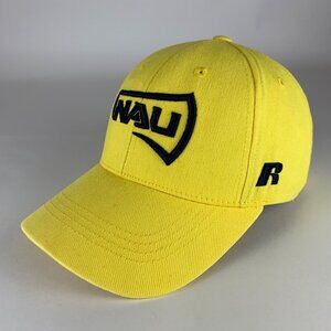 Northern Arizona Lumberjacks NCAA Yellow Russell Athletic Strapback Hat